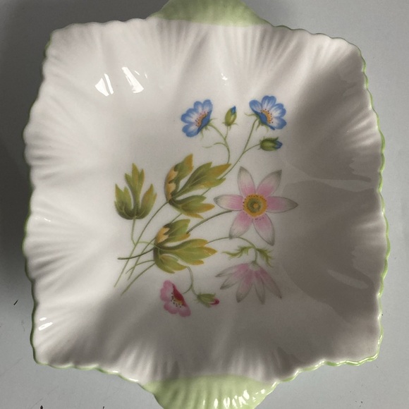 Vintage Shelley Fine Bone China Wildflower trinket dish - Picture 3 of 3